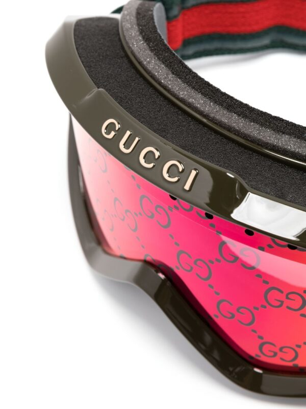 Gucci Eyewear Guccissima ski goggles - Image 3