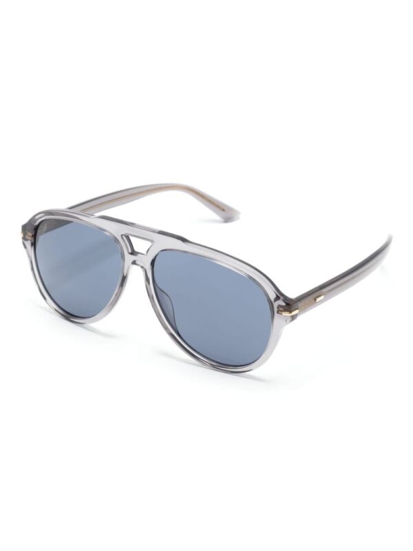 Gucci Eyewear logo-print oversize-frame sunglasses - Image 2