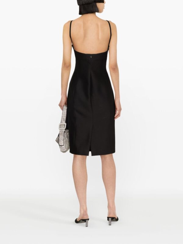 Versace halterneck bustier midi dress - Image 4