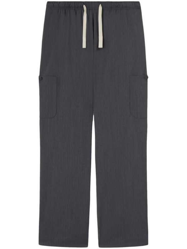 Palm Angels  Monogram drawstring-waist trousers
