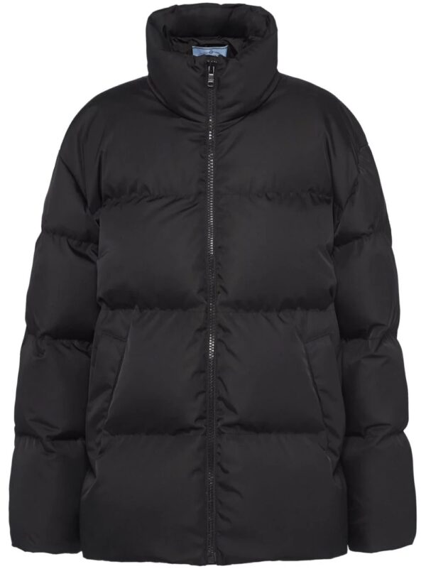 Prada  Re-Nylon logo-embossed padded jacket