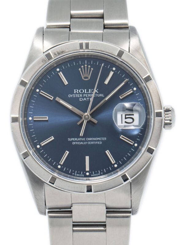 Rolex pre-owned Oyster Perpetual Date 34mm - Image 2