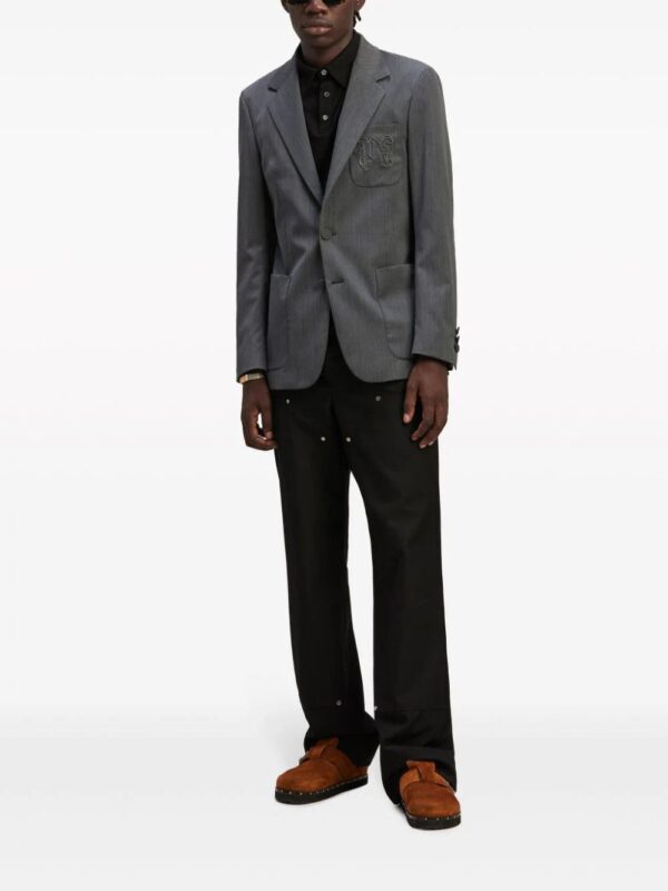 Palm Angels  logo-embroidered blazer - Image 3