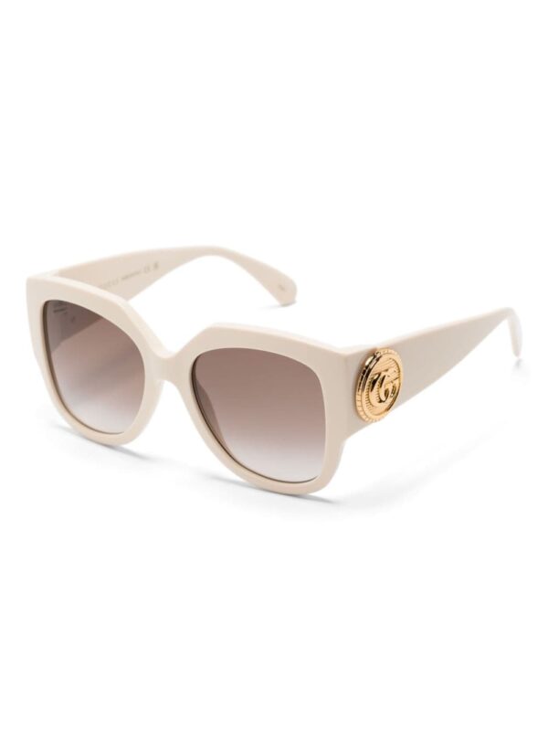 Gucci Eyewear logo-plaque round-frame sunglasses - Image 2