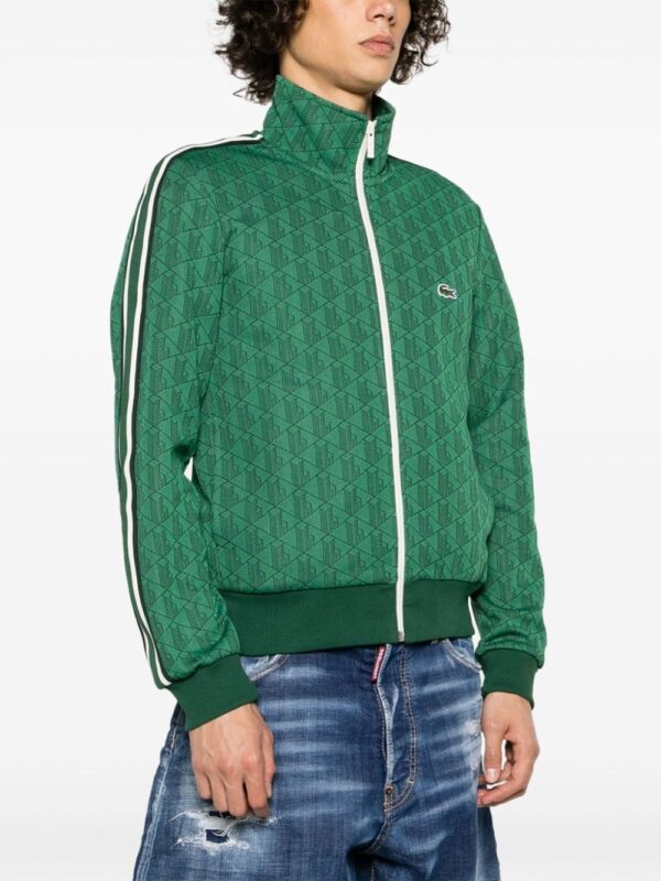 Lacoste  Paris monogram-jacquard track jacket - Image 3