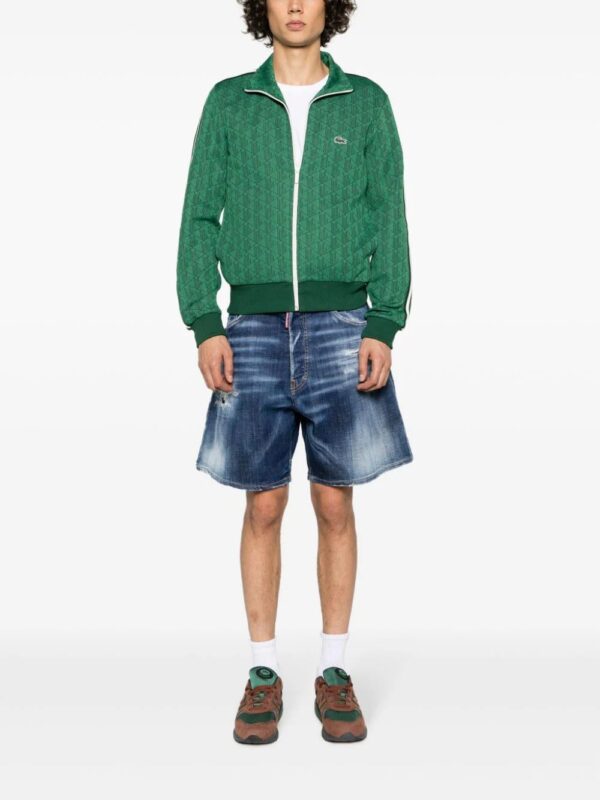 Lacoste  Paris monogram-jacquard track jacket - Image 2