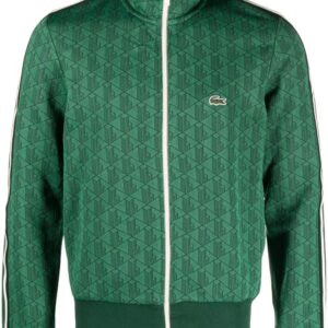 Lacoste  Paris monogram-jacquard track jacket