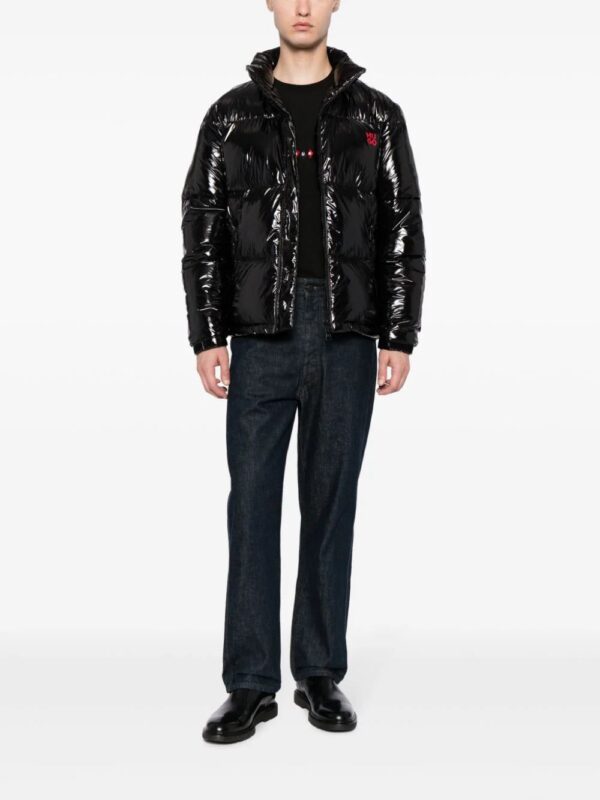 HUGO  logo-print padded jacket - Image 2