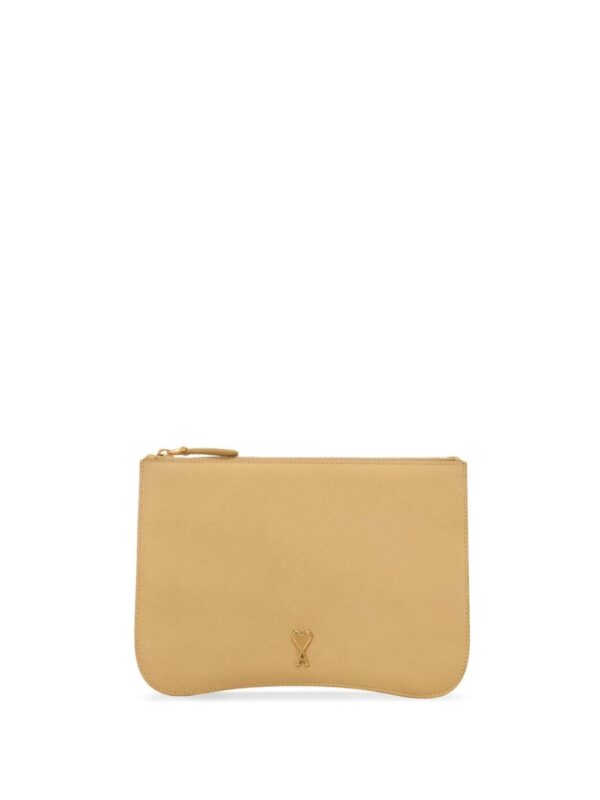AMI Paris Paris leather pouch