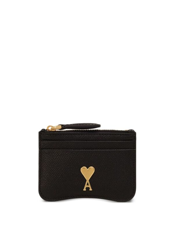 AMI Paris Paris Paris zipped card holder