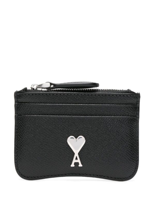 AMI Paris Ami de Coeur leather cardholder