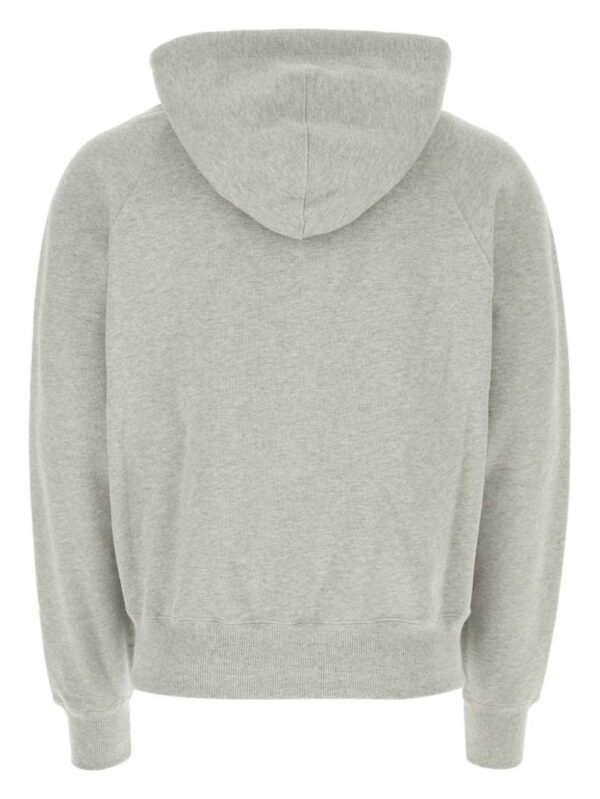 AMI Paris  logo-print cotton hoodie - Image 2