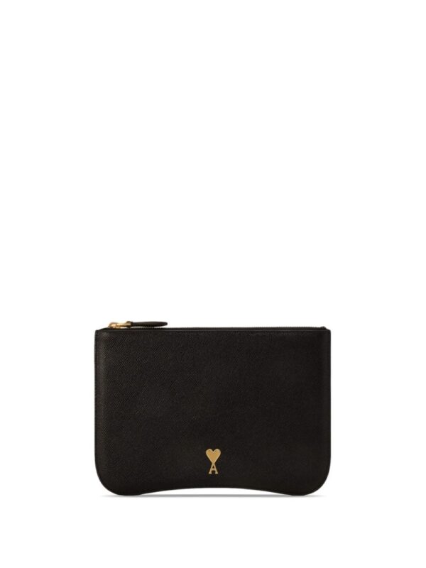AMI Paris Paris Paris leather pouch