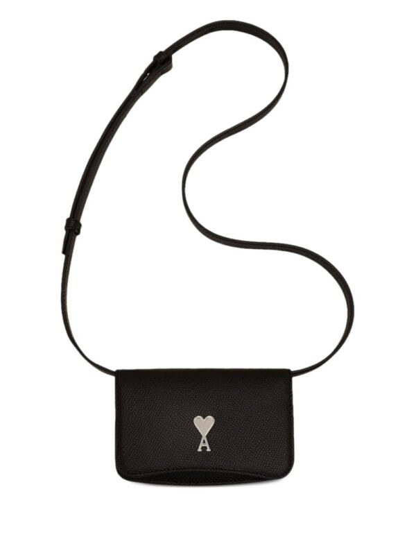 AMI Paris Paris Paris leather card holder - Image 4