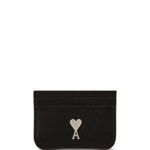 AMI Paris Paris Paris leather cardholder