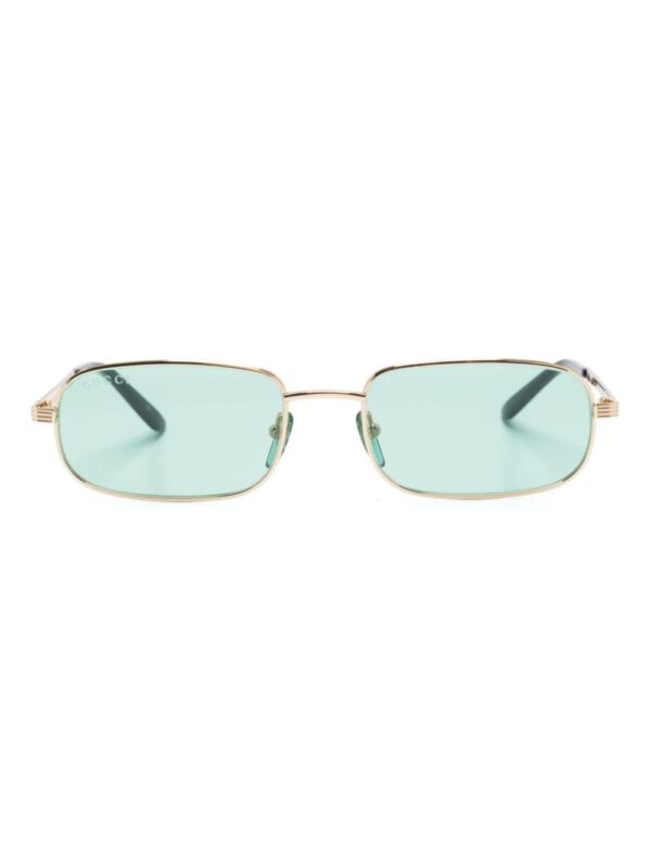 Gucci Eyewear logo-engraved rectangle-frame sunglasses