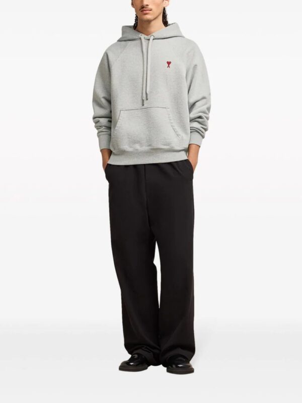 AMI Paris  Ami de Coeur organic-cotton hoodie - Image 3