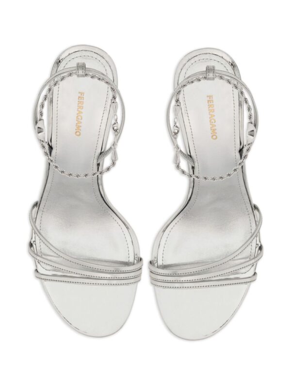 Ferragamo  70mm patent leather strappy sandals - Image 4