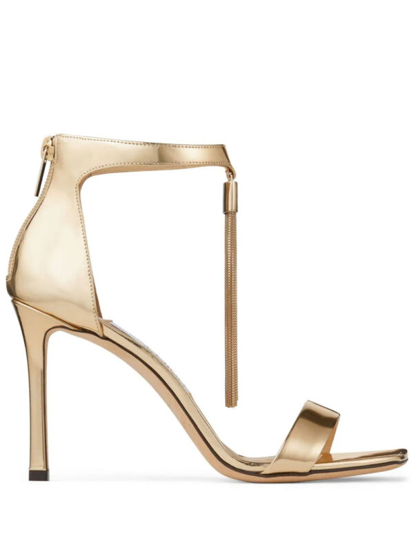 Jimmy Choo  Vinca 95mm patent-leather sandals