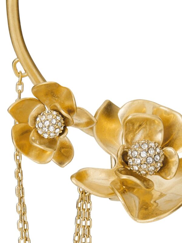 Jimmy Choo  Petal crystal-embellished earcuff - Image 2