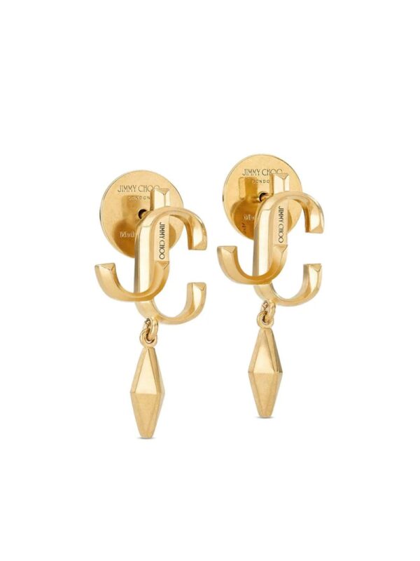 Jimmy Choo  JC Diamond drop earrings - Image 2