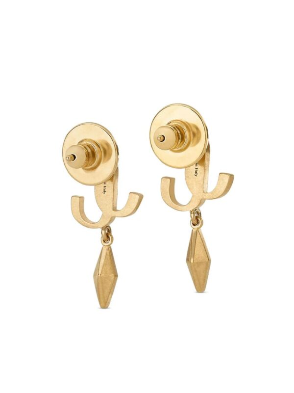 Jimmy Choo  JC Diamond drop earrings - Image 3