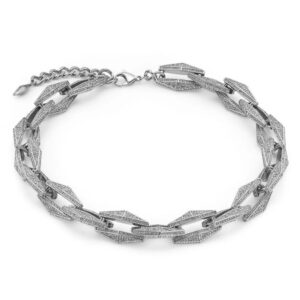 Jimmy Choo  Diamond Chain crystal-embellished necklace