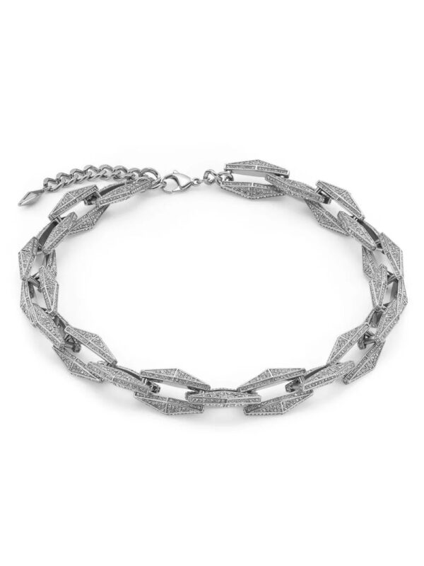 Jimmy Choo  Diamond Chain crystal-embellished necklace