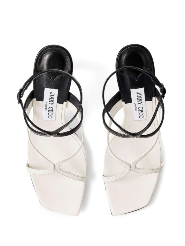 Jimmy Choo  Azie 85mm two-tone sandals - Image 4