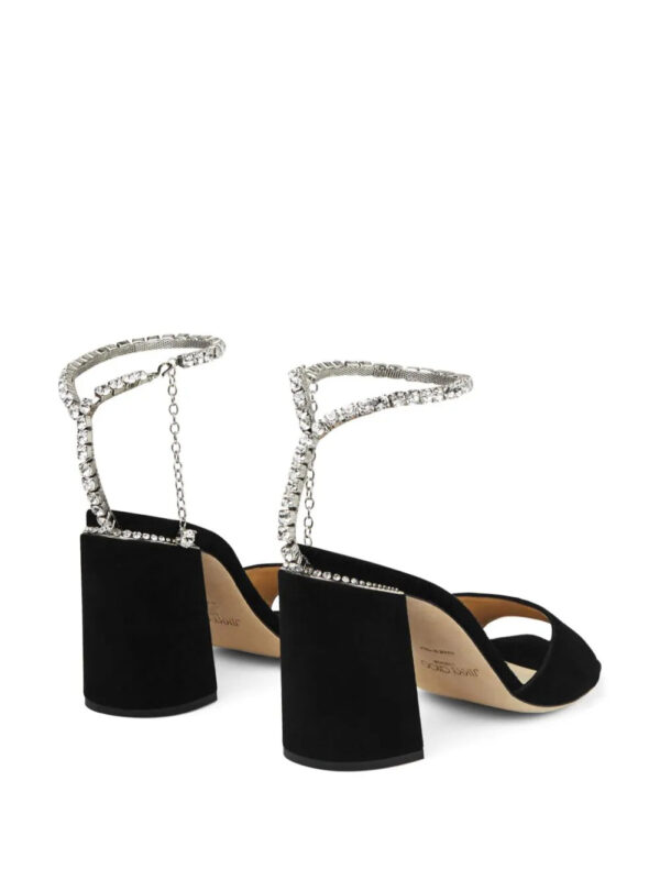 Jimmy Choo  Saeda 85mm crystal-strap sandals - Image 3