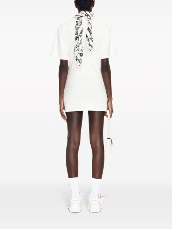 Off-White Arrow Twisted T-Shirt dress - Image 3