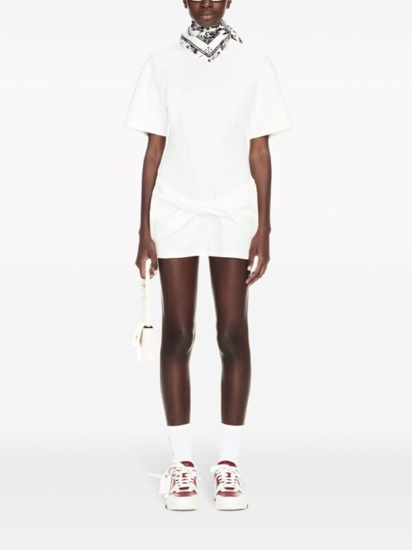 Off-White Arrow Twisted T-Shirt dress - Image 2
