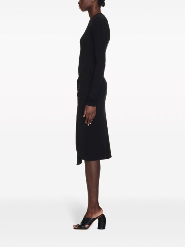 Off-White twist-detail midi dress - Image 3