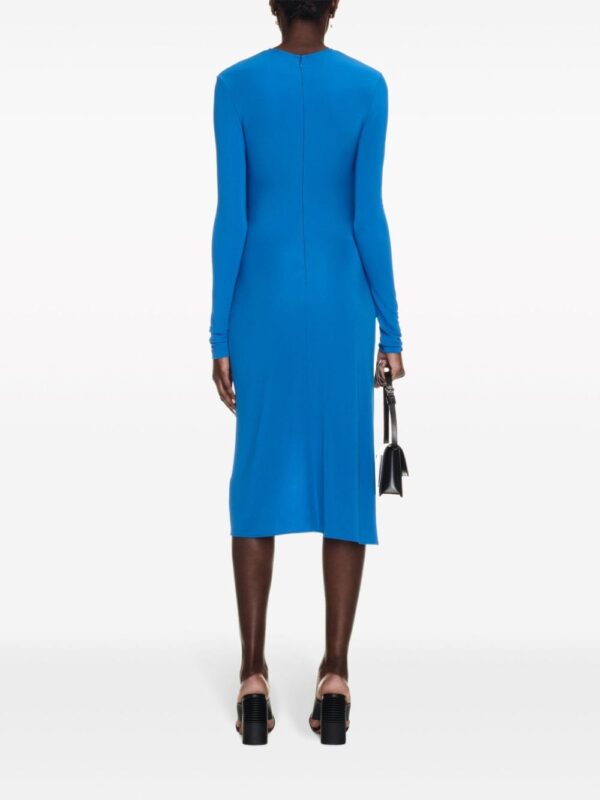 Off-White twist-detail midi dress - Image 4