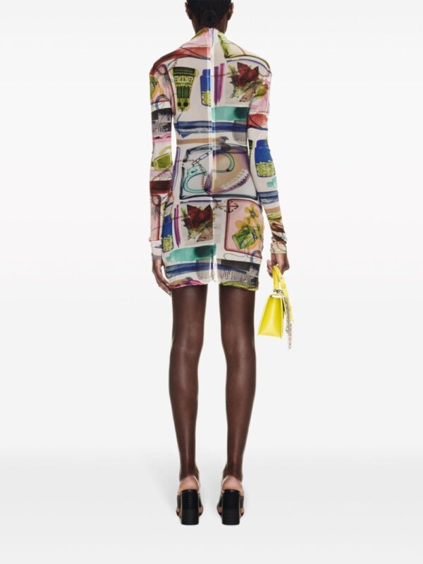 Off-White X-Ray-print twist-detail minidress - Image 4