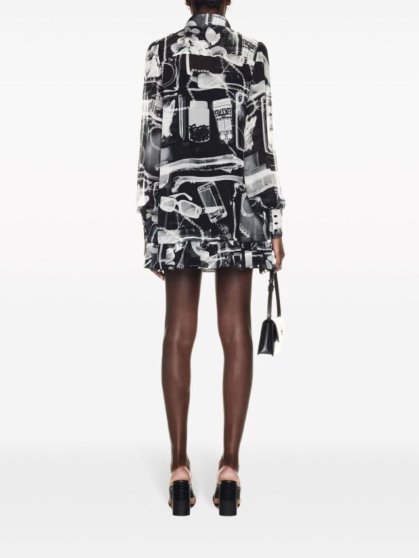 Off-White X-Ray-print silk shirt dress - Image 3