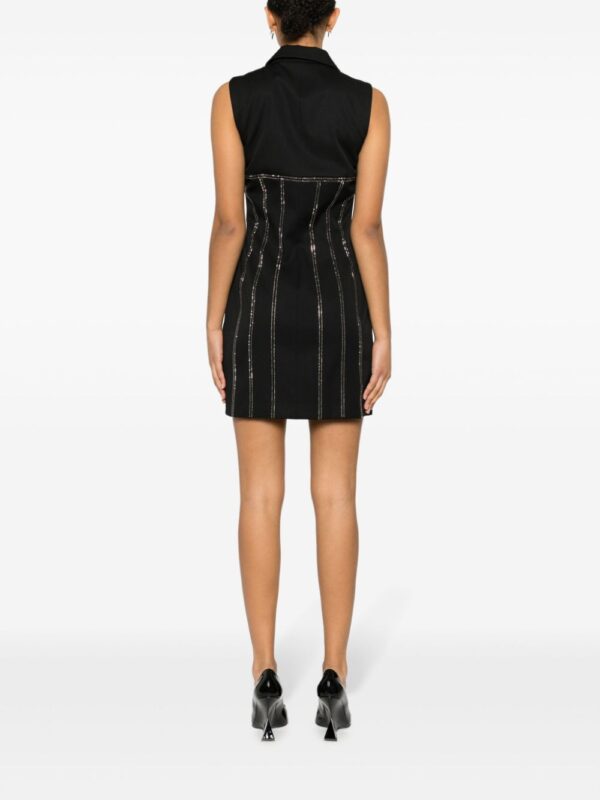 Off-White Bling crystal-embellished mini dress - Image 3