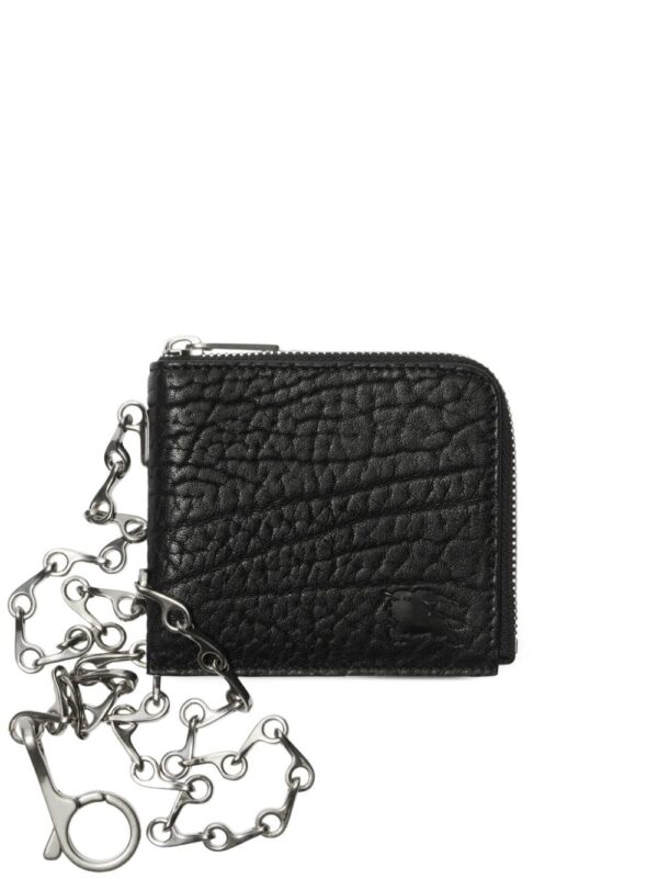 Burberry chain-detail leather wallet
