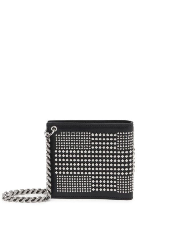 Alexander McQueen studded leather bi-fold wallet - Image 2