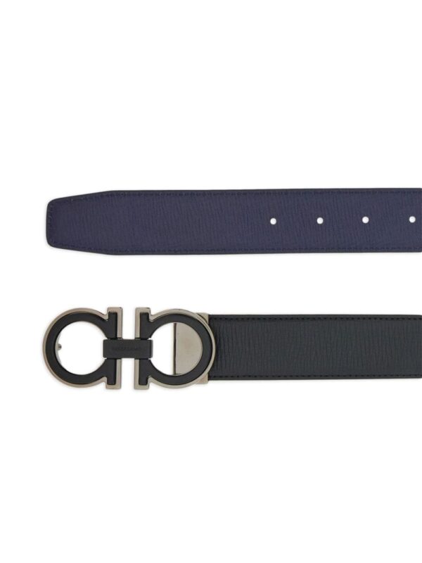 Ferragamo Gancini buckle reversible leather belt - Image 2