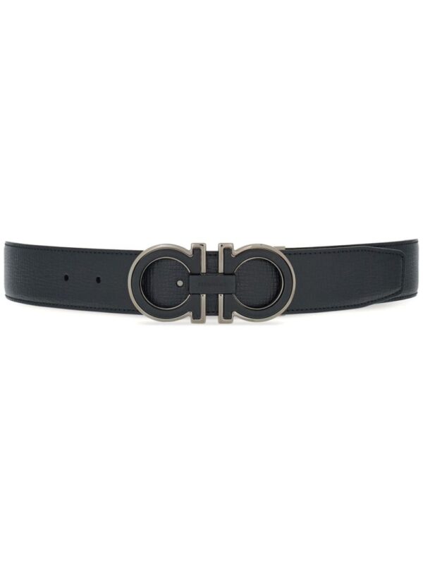 Ferragamo Gancini buckle reversible leather belt