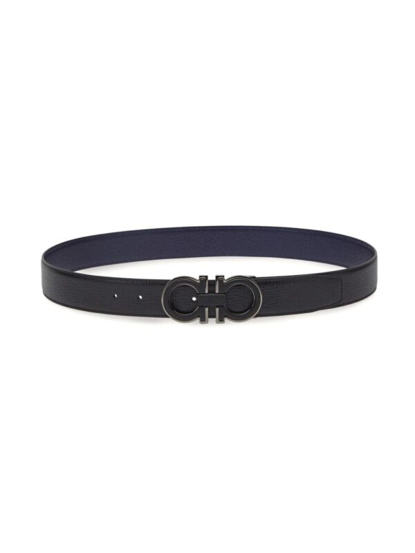 Ferragamo Gancini buckle reversible leather belt - Image 3