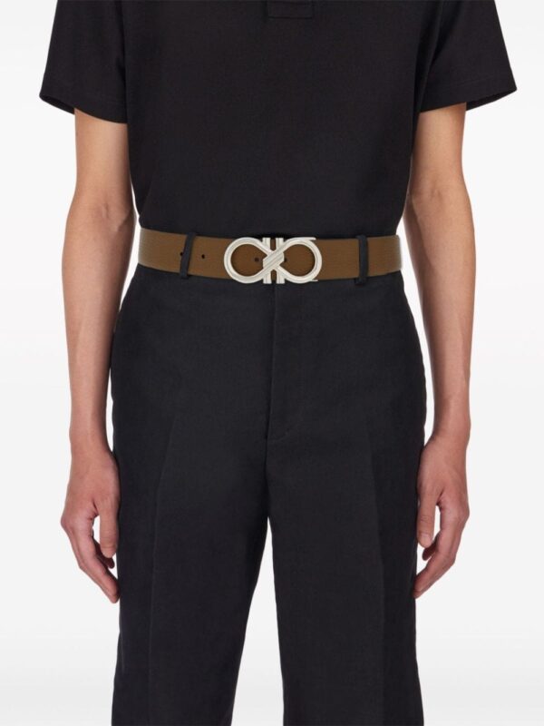 Ferragamo Gancini-buckle reversible belt - Image 3
