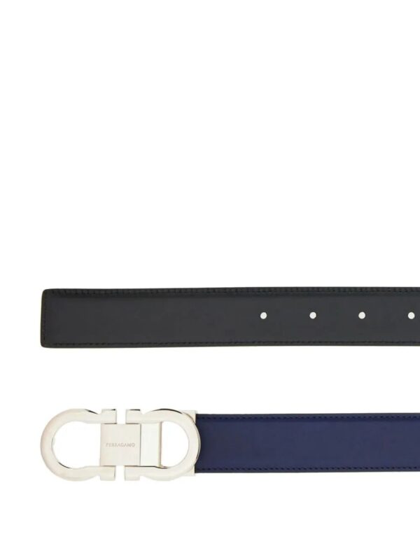 Ferragamo  Gancini-buckle leather belt - Image 2
