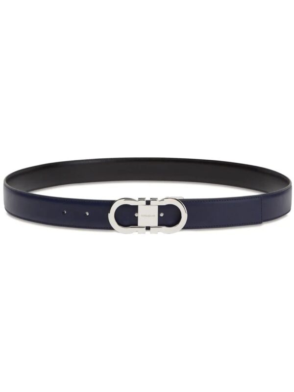 Ferragamo  Gancini-buckle leather belt