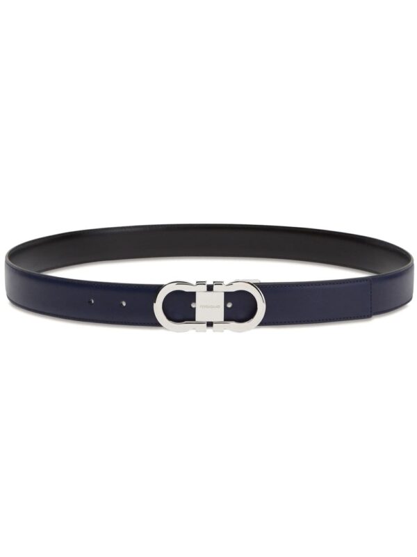 Ferragamo Gancini-buckle leather belt