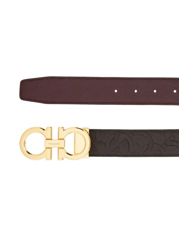 Ferragamo  Gancini reversible calfskin belt - Image 2