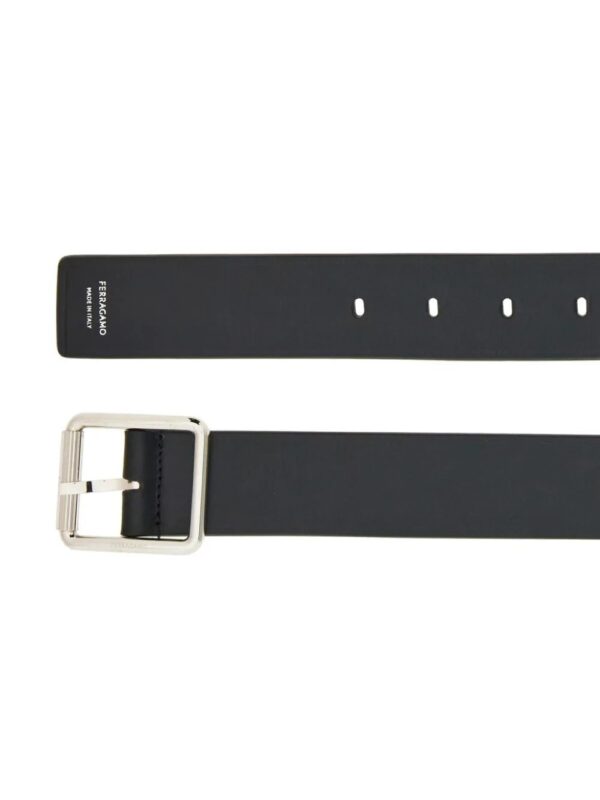 Ferragamo  square-buckle leather belt - Image 2