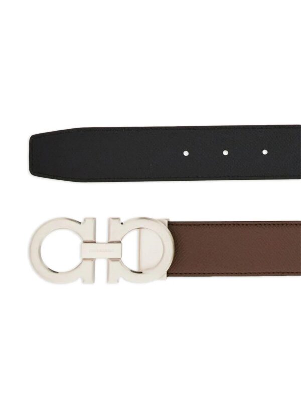 Ferragamo  Gancini-buckle reversible leather belt - Image 2
