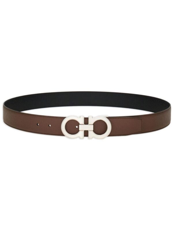 Ferragamo  Gancini-buckle reversible leather belt
